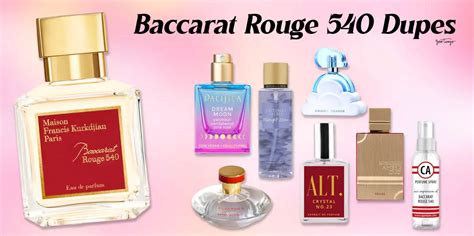 perfumes that smell like baccarat rouge 540